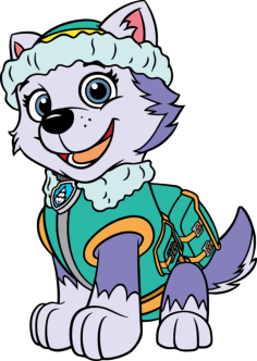 Paw Patrol P2 8 Digital Sketch Svg Design, Free Vectors File